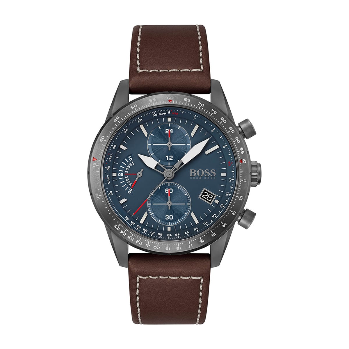 MONTRE HUGO BOSS SKYMASTER HOMME CHRONO ACIER